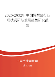 2025-2031年中國鱷梨醬行業(yè)現(xiàn)狀調(diào)研與發(fā)展趨勢研究報(bào)告