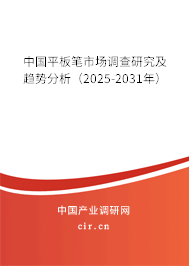 中國平板筆市場調(diào)查研究及趨勢分析（2025-2031年）