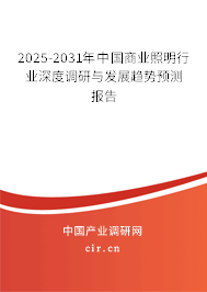 2025-2031年中國商業(yè)照明行業(yè)深度調(diào)研與發(fā)展趨勢(shì)預(yù)測(cè)報(bào)告