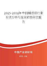 2025-2031年中國觸感膜行業(yè)現狀分析與發(fā)展趨勢研究報告