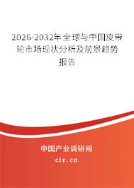 2026-2032年全球與中國皮帶輪市場現(xiàn)狀分析及前景趨勢報告