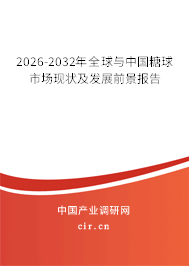 2026-2032年全球與中國糖球市場現(xiàn)狀及發(fā)展前景報告