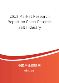 2013 Market Research Report on China Chromic Salt Industry