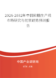 2026-2032年中國軟糖生產(chǎn)線市場研究與前景趨勢預(yù)測報告