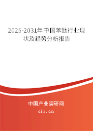 2025-2031年中國苯酞行業(yè)現(xiàn)狀及趨勢分析報告