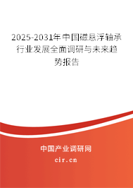 2025-2031年中國(guó)磁懸浮軸承行業(yè)發(fā)展全面調(diào)研與未來(lái)趨勢(shì)報(bào)告