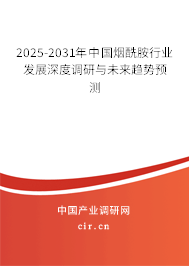 2025-2031年中國(guó)煙酰胺行業(yè)發(fā)展深度調(diào)研與未來趨勢(shì)預(yù)測(cè)