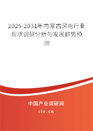 2025-2031年內(nèi)蒙古風(fēng)電行業(yè)現(xiàn)狀調(diào)研分析與發(fā)展趨勢(shì)預(yù)測(cè)